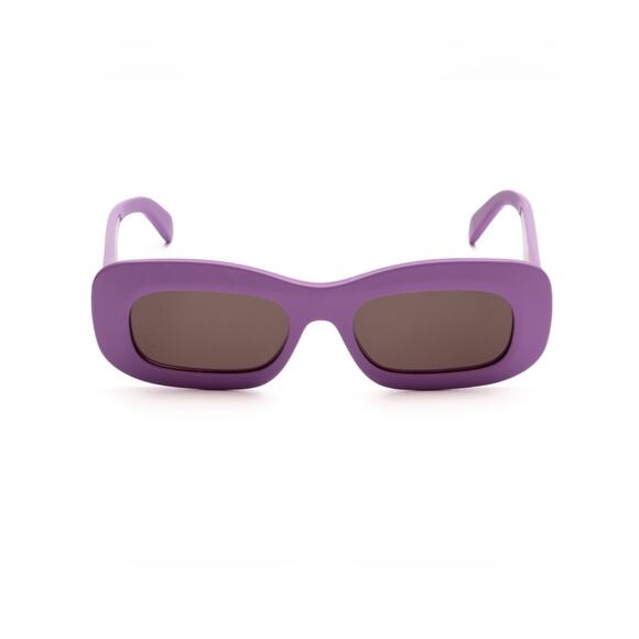 NEW!!! Celine CL40294I 78A Purple Rectangular Sunglasses Dark Lenses Authentic main image 8